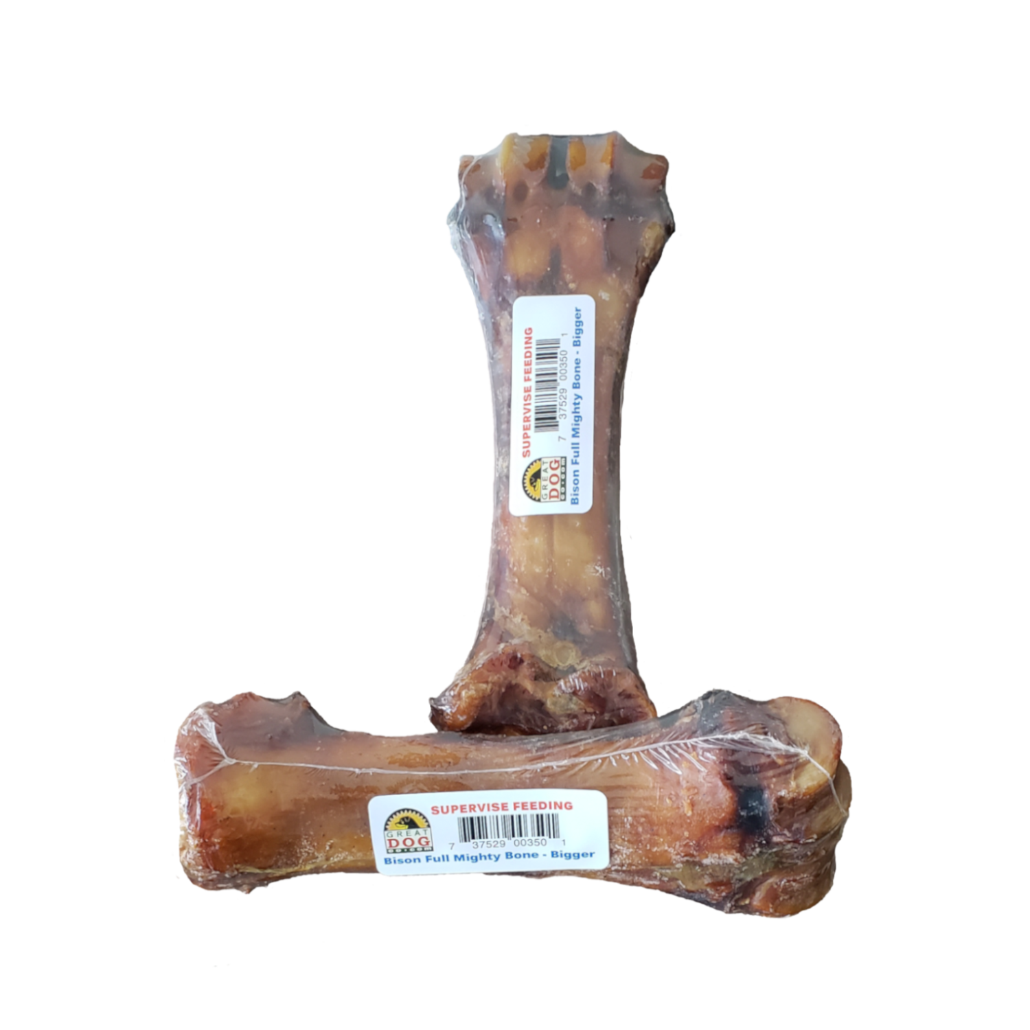 GREAT DOG Bigger Full Mighty Bison Bone - Sourced and Made in USA