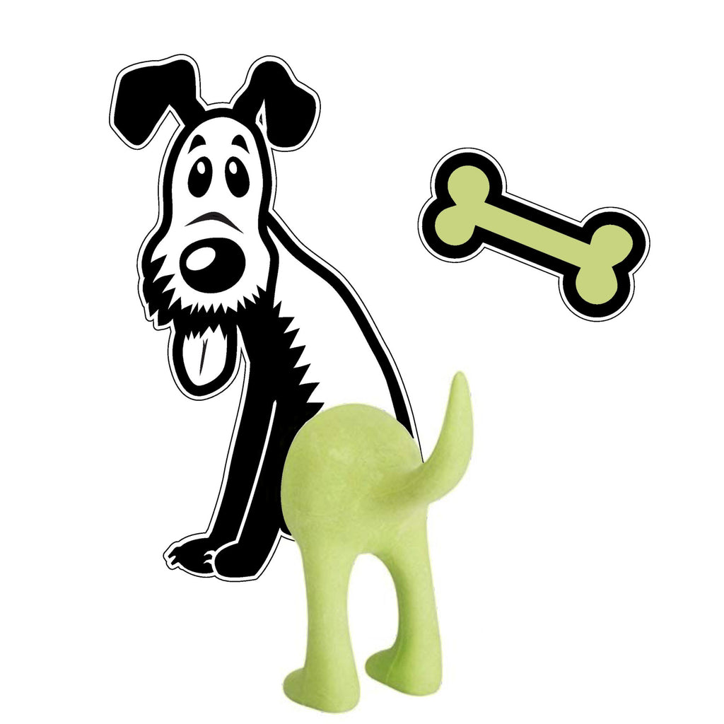 GREAT DOG Removable Vinyl Wall Decal and Dog Tail Hook Set (Epic)