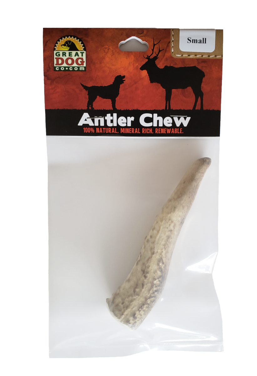 GREAT DOG Small Red Deer Antler Chew Sourced and Made in USA GREAT DOG CO