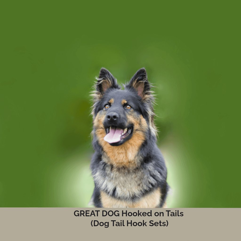 german-shepherd-dog-image-with-text-hooked-on-tails-collection