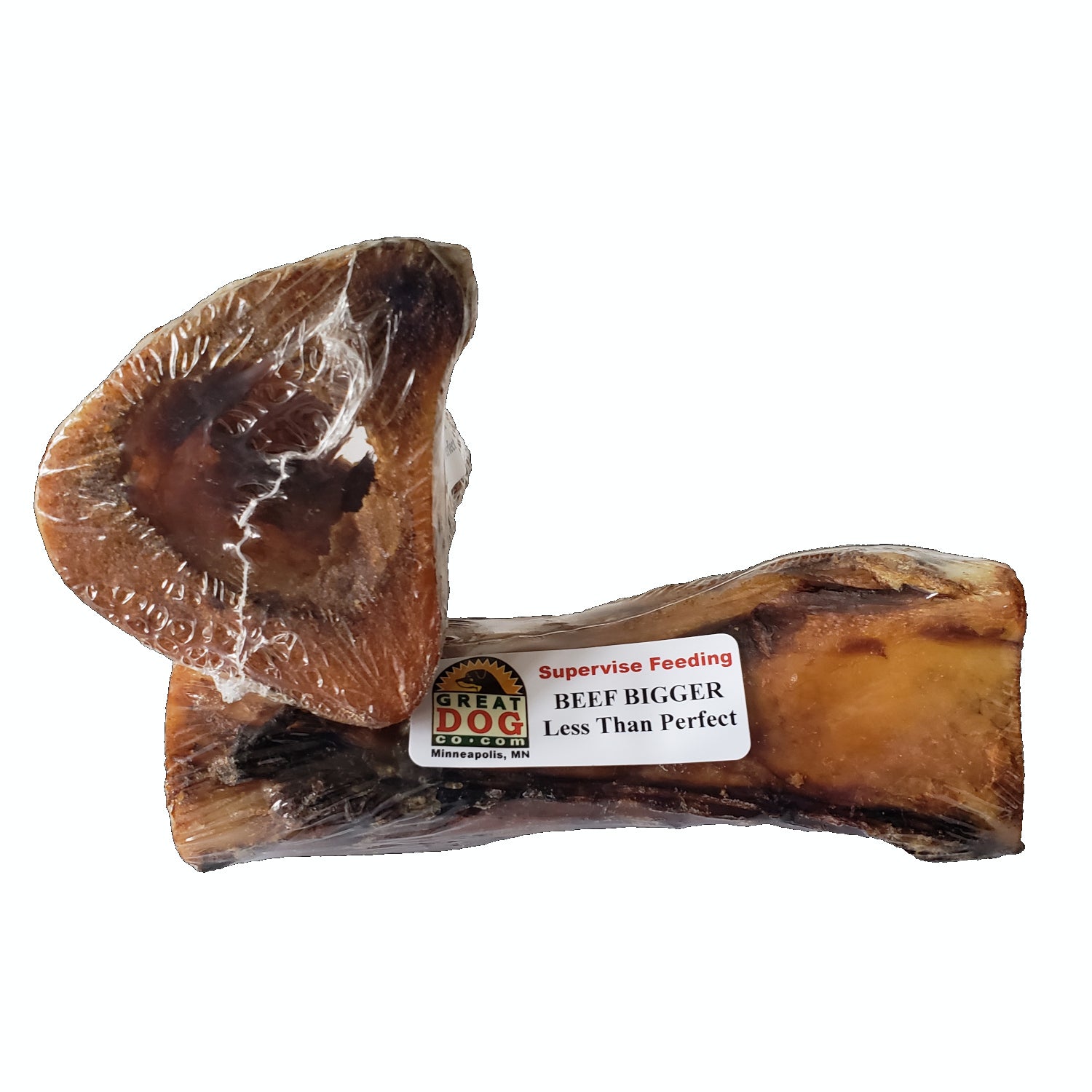 GREAT DOG Bigger Beef Bone - Less Than Perfect -Sourced and Made in USA