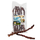 GREAT DOG Twisted Bully Sticks (Beef Steer Pizzle) 6, 12 Inch Twists - Sourced and Made in USA