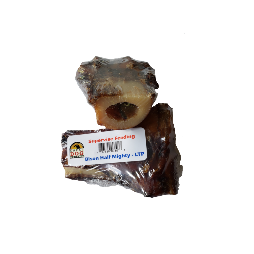 GREAT DOG Half Mighty Bison Bone - Less Than Perfect - Sourced and Made in USA