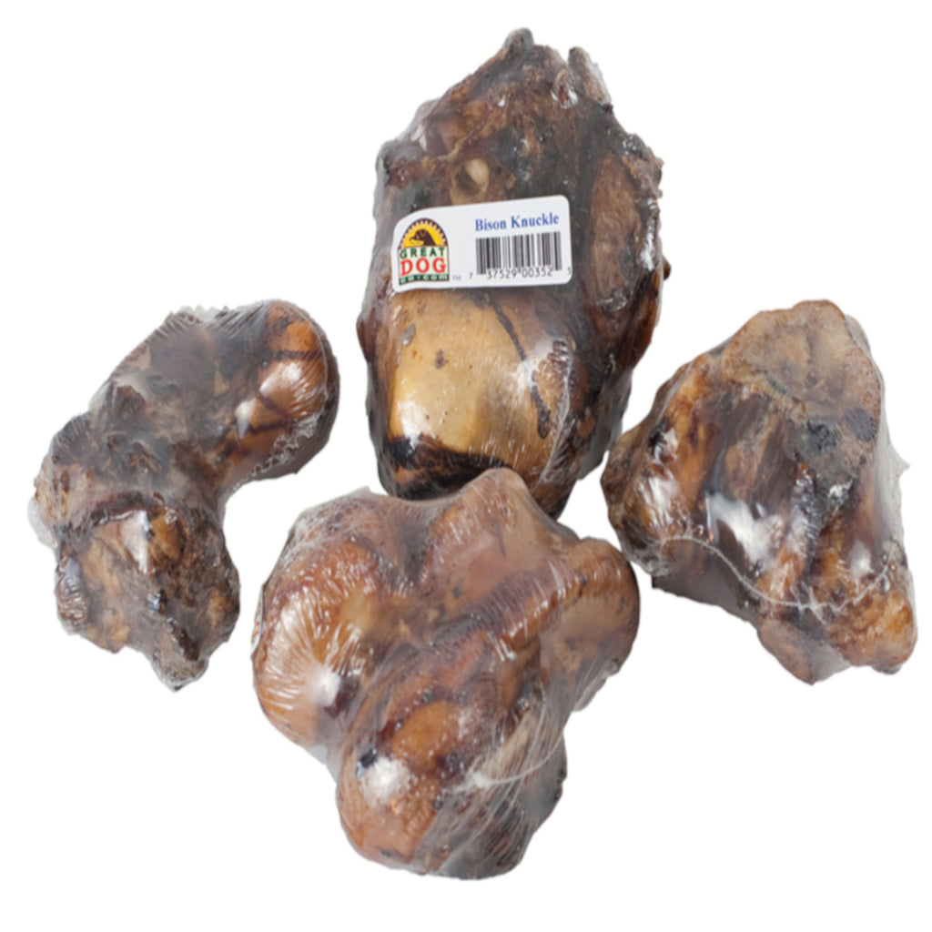 GREAT DOG Bison Knuckle Bones - Sourced and Made in USA