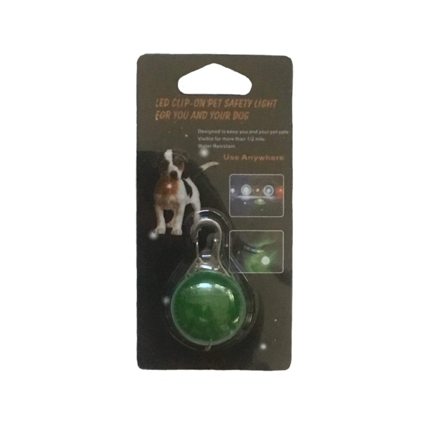 GREAT DOG LED Dog Safety Lights (Pendant Lights) - Green