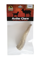 GREAT DOG Small Red Deer Antler Chew - Best for Dogs 8-25 LBS - Sourced and Made in USA